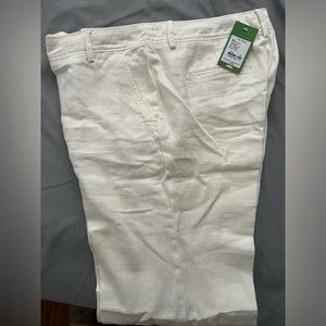 NWT Lilly Pulitzer Cape Coral white linen Pants Sz 10